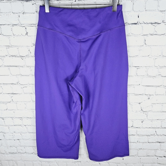 PROMOVER | wide leg high waist goucho cropped athletic pocket yoga pants - Picture 2 of 4